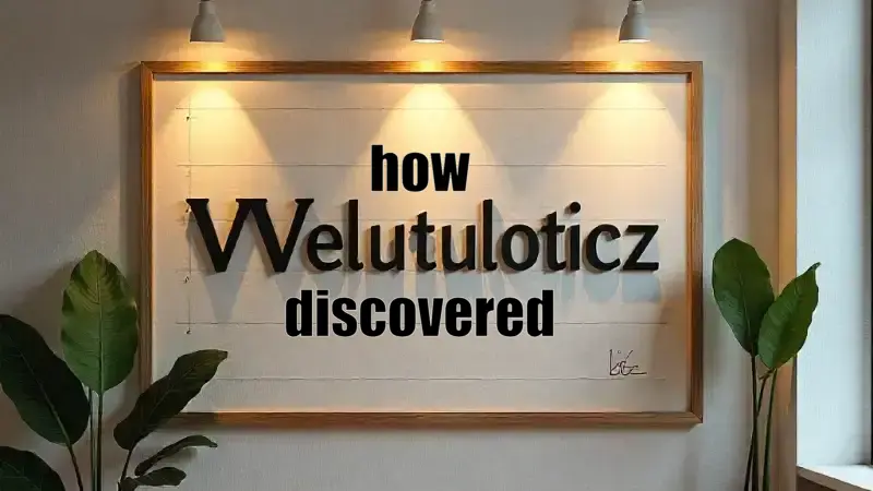 how welcituloticz discovered